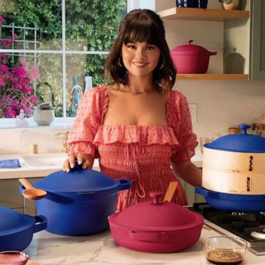 PHOTO: See and shop Selena Gomez's colorful new cookware collection with Our Place.