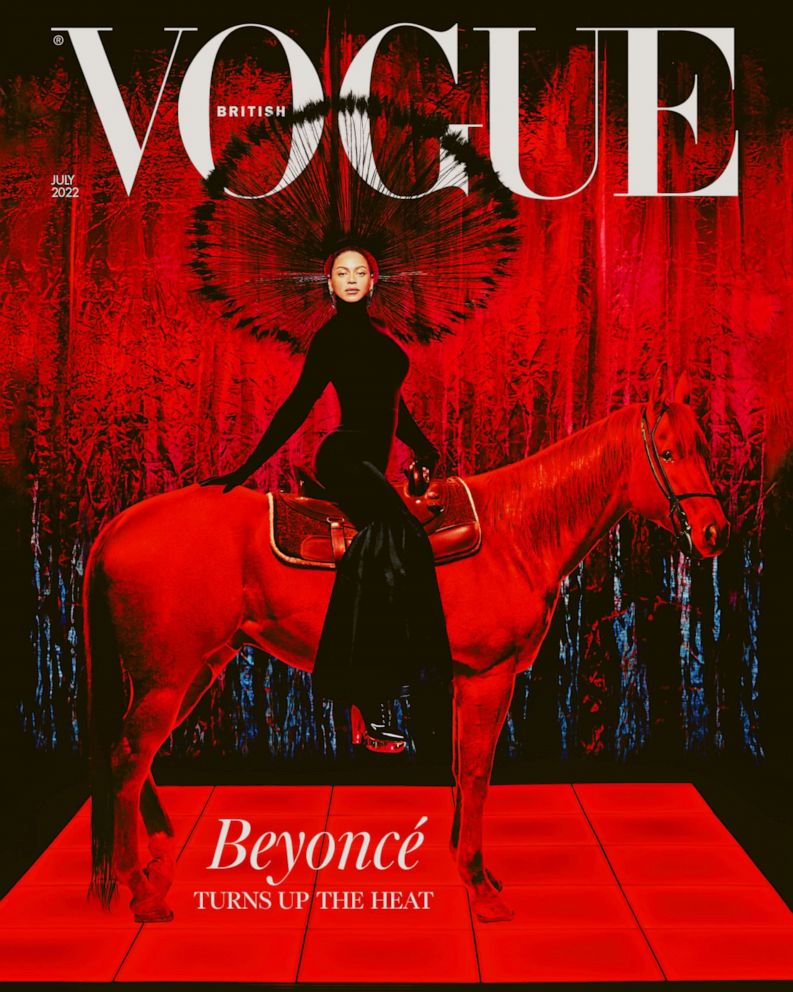 PHOTO: After announcing her next album, "Renaissance," Beyoncé is also British Vogue's July 2022 cover star.