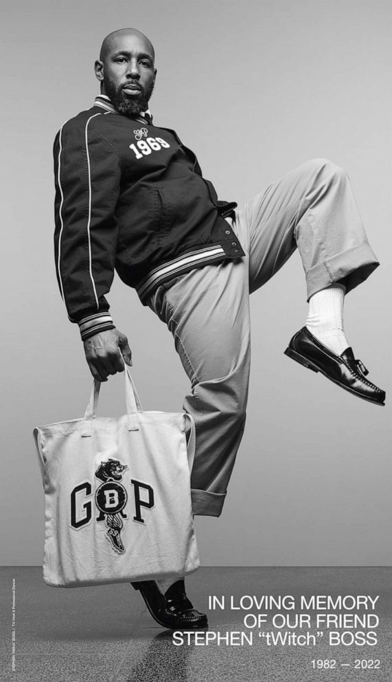 PHOTO: Stephen 'tWitch' Boss was honored in Gap's latest campaign in collaboration with The Brooklyn Circus.