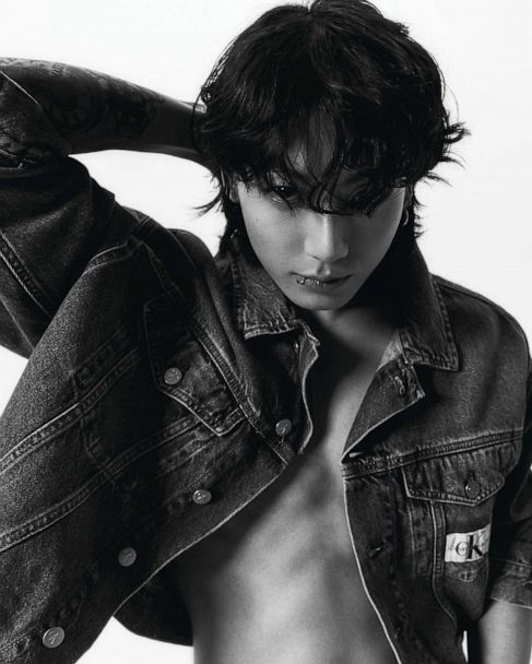 Jung Kook Finds Pleasure in the Music  Calvin Klein Fall 2023 Campaign 