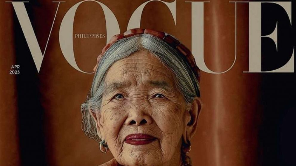 PHOTO: Apo Whan-Od has become Vogue's oldest cover star at 106-years-old. She is featured on Vogue Philippines April cover.