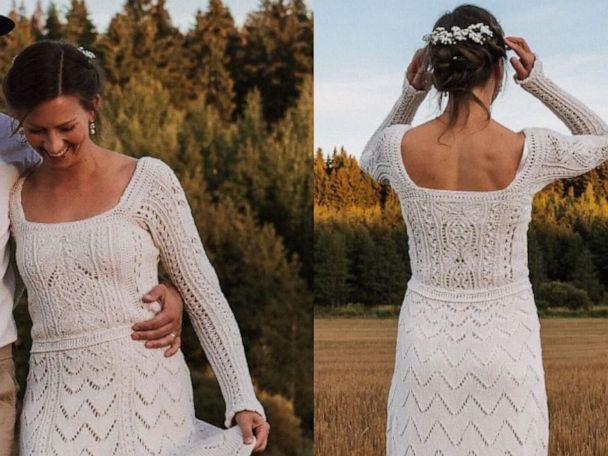 knitted wedding dress