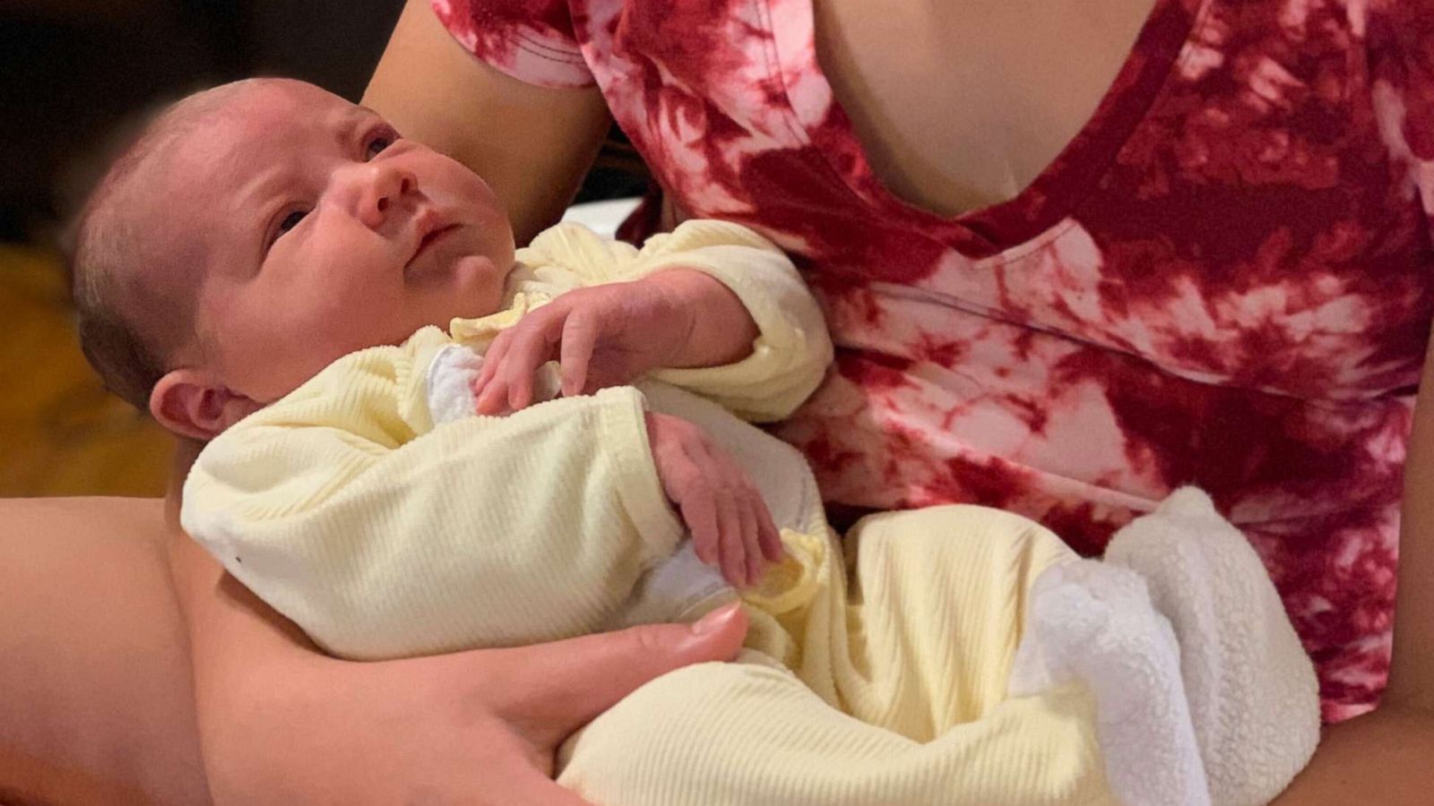 PHOTO: Erin Fernald Gray and Aaron Gray recently welcomed a daughter named Azalea Belle Gray, at their home in Islesford, Maine. Here, Azalea is pictured with her big sister, Phoebe.