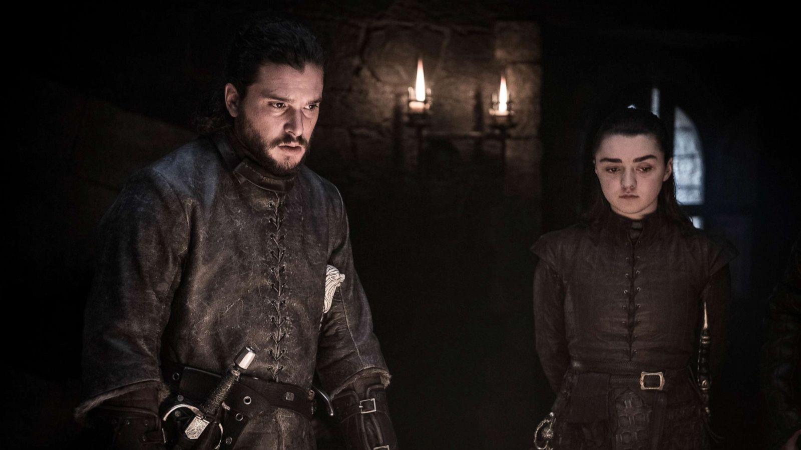 PHOTO: Kit Harington and Maisie Williams star in "Game of Thrones," season 8, episode 2, which premiered April 21, 2018.