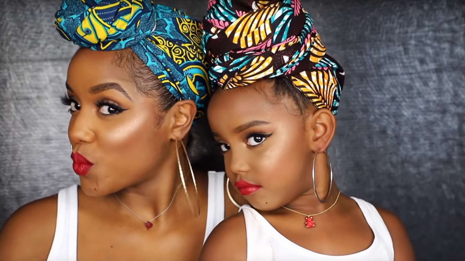 PHOTO: Beauty influencer Ellarie and daughter Yoshidoll create cute makeup tutorials together.