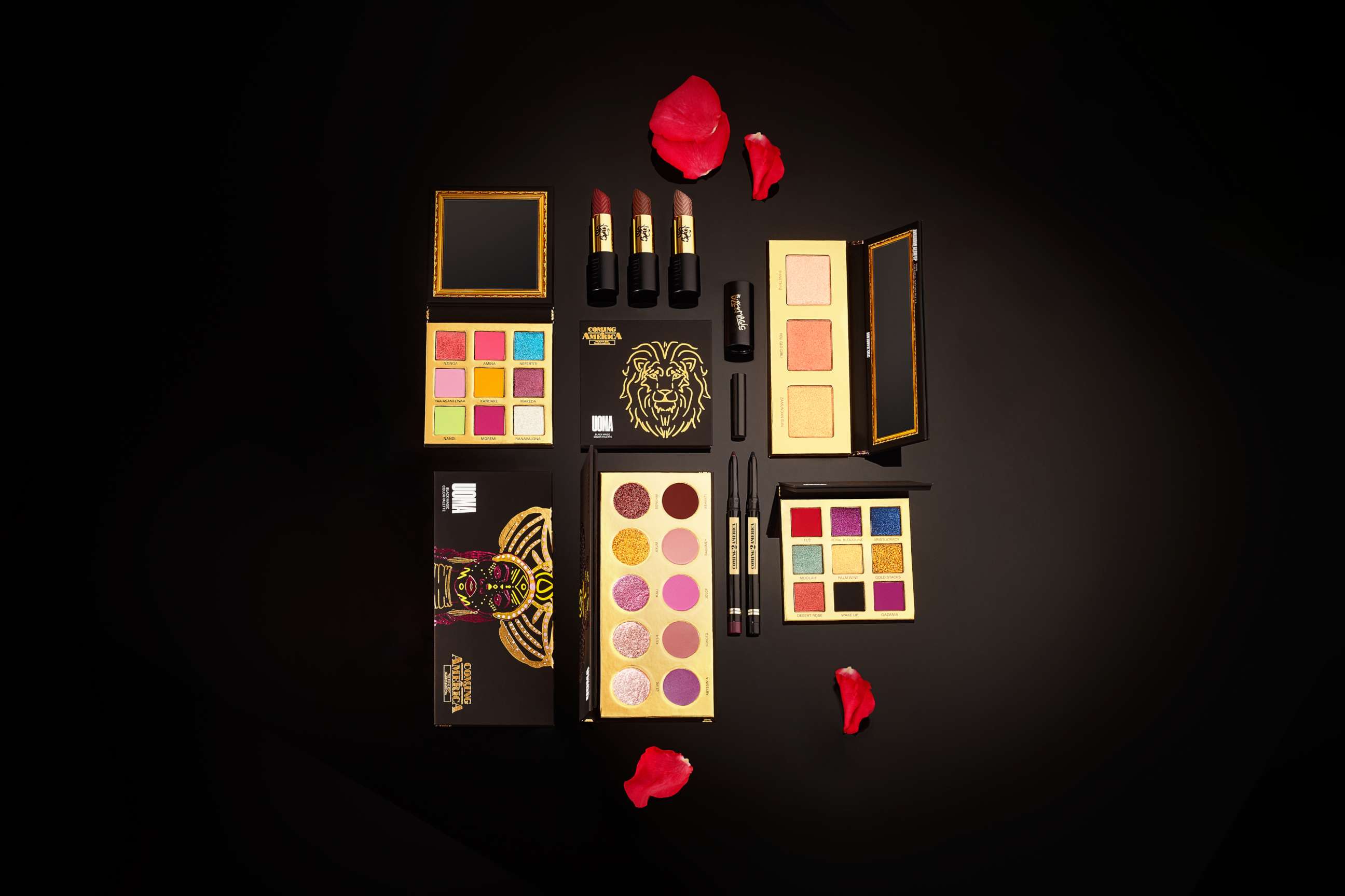 PHOTO: UOMA Beauty debuts "Coming 2 America" inspired makeup collection.