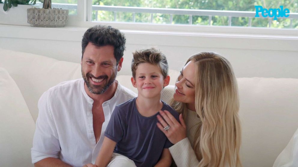 PHOTO: Maksim Chmerkovskiy and Peta Murgatroyd are guests on ABC's "Good Morning America" appearing in an exclusive interview with People magazine on June 21, 2022.