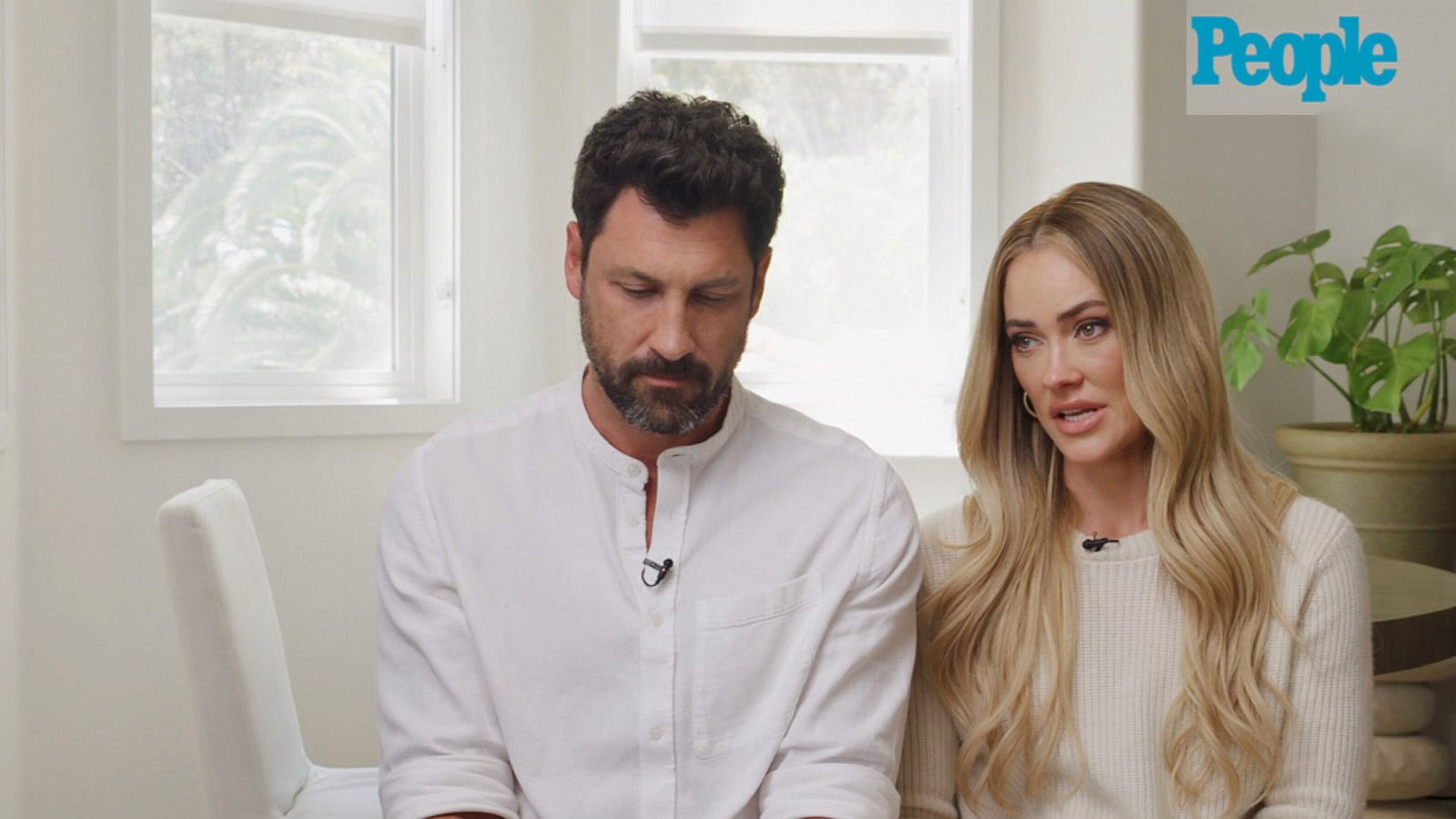 PHOTO: Maksim Chmerkovskiy and Peta Murgatroyd are guests on ABC's "Good Morning America" during an exclusive interview with People magazine on June 21, 2022.