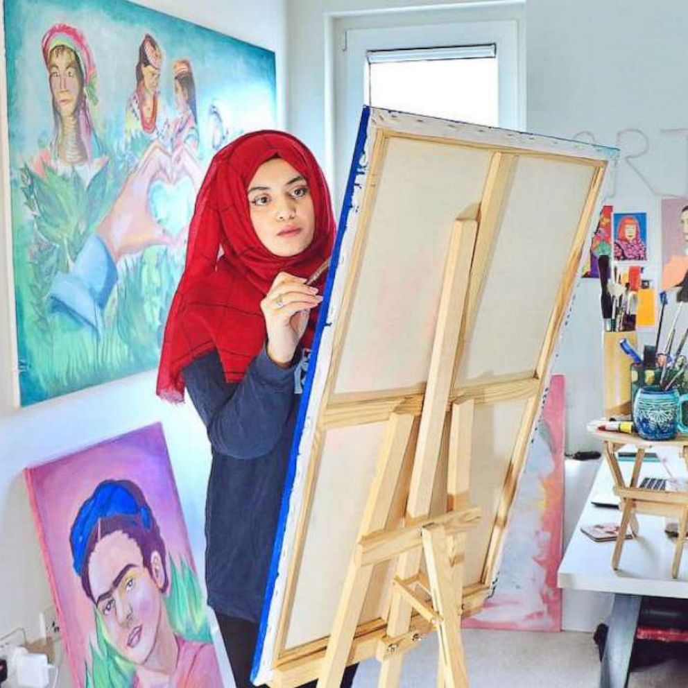 VIDEO: How 1 woman is celebrating powerful Pakistani women through her artwork 
