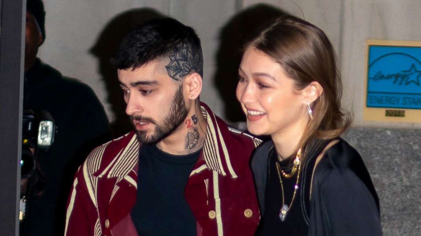 PHOTO: Zayn Malik and Gigi Hadid enter Eleven Madison Park, Jan. 12, 2020 in New York City.