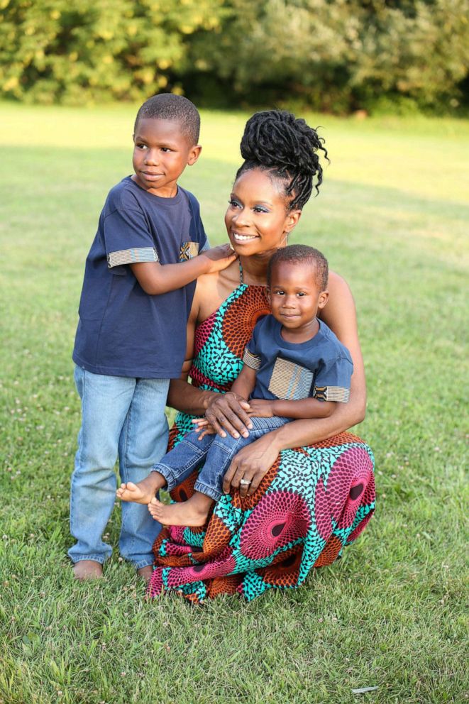 PHOTO: Malikah Garner, 30, of Detroit, Mich., poses with her two sons.