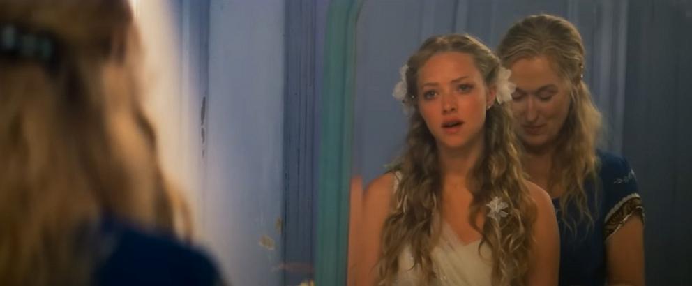 PHOTO: Amanda Seyfried is shown with Meryl Streep in a scene from the movie "Mamma Mia."