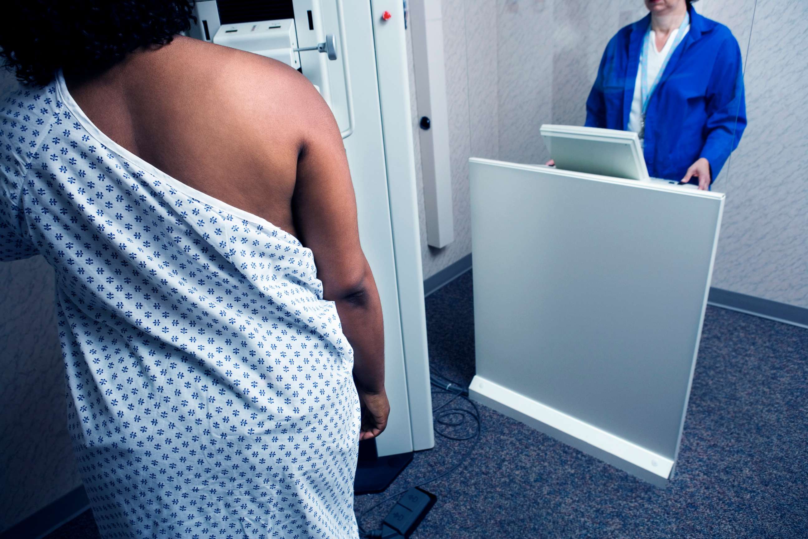 PHOTO: In this undated file photo, a woman gets a mammogram.