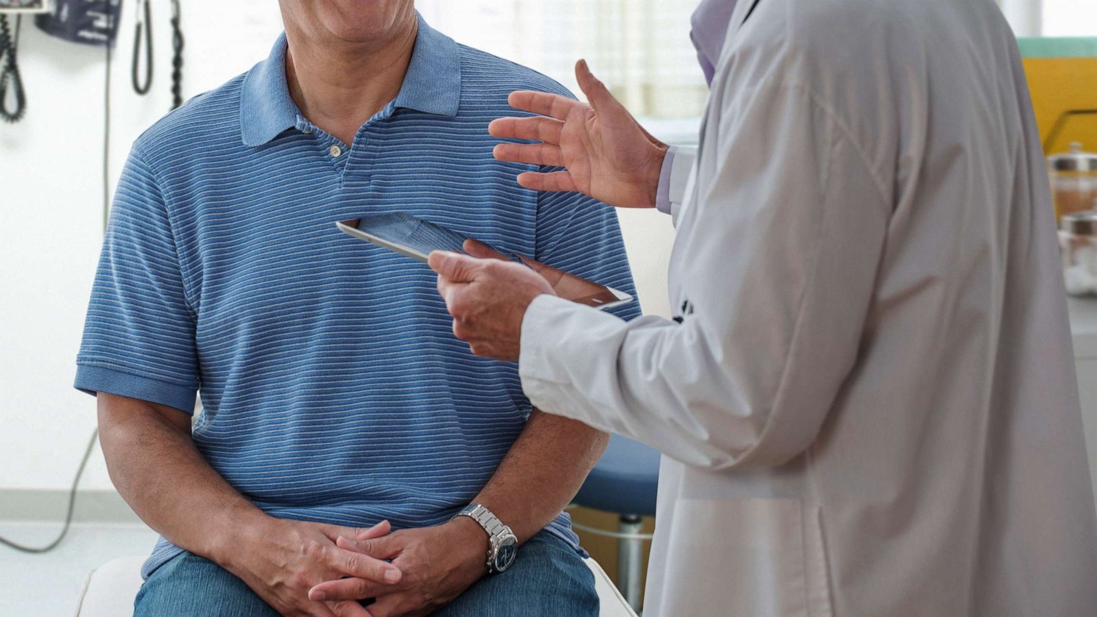 PHOTO: A doctor talks to a patient in this undated stock photo.