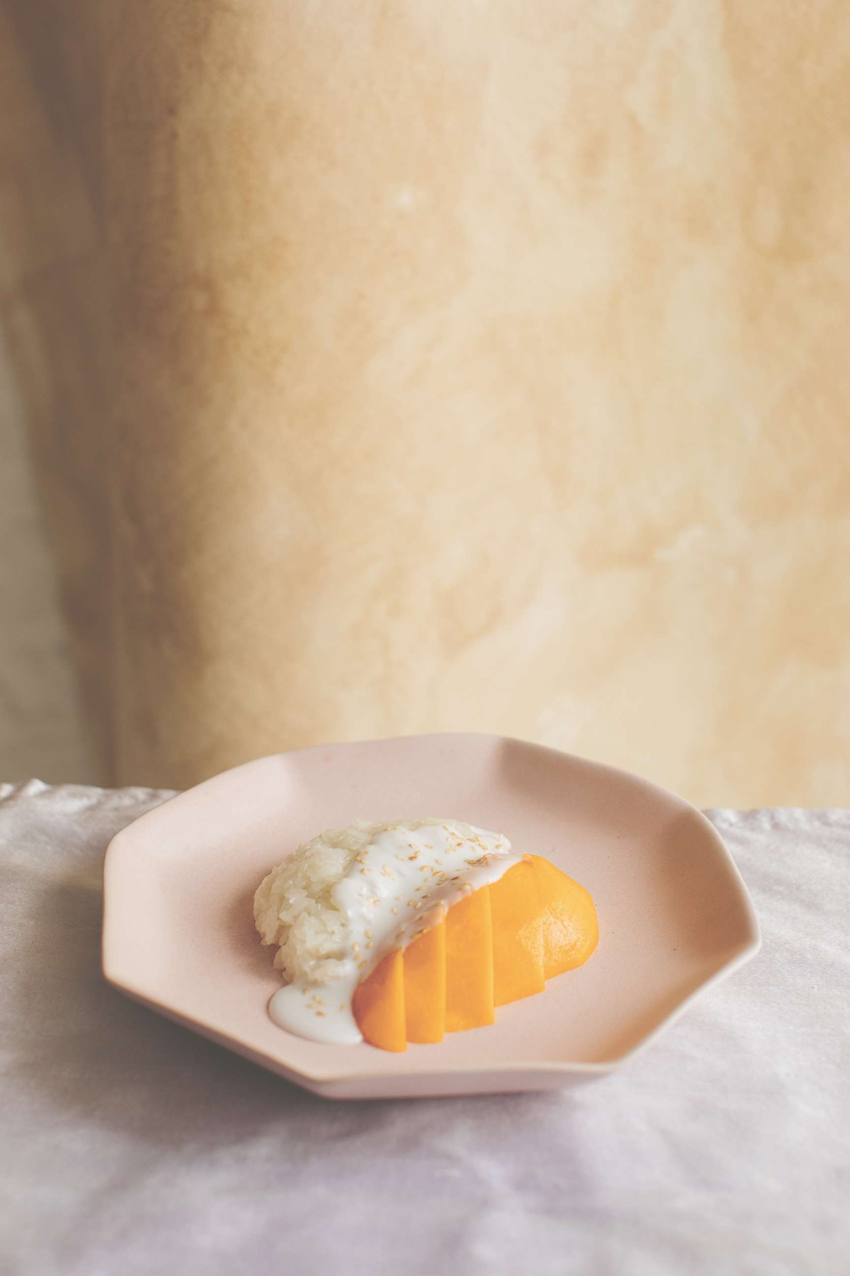 PHOTO: Sticky rice with mango from John Chantarasak's debut cookbook of authentic Thai recipes.
