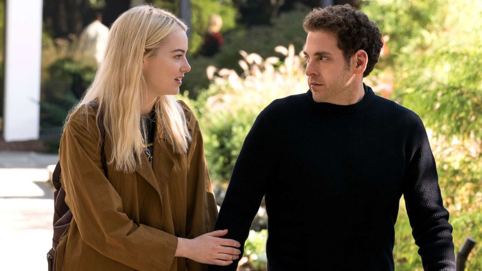 PHOTO: Emma Stone and Jonah Hill in a scene from "Maniac."