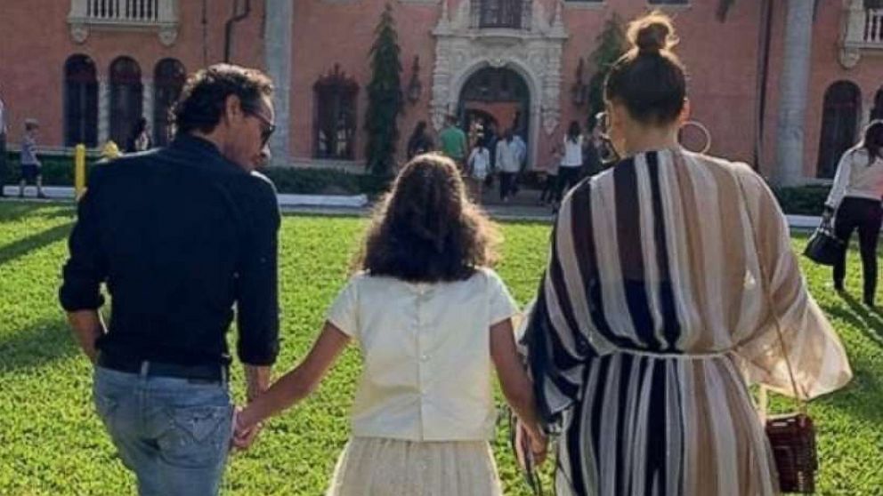 PHOTO: An undated photo posted to Marc Anthony's Instagram account shows him, left, and Jennifer Lopez, right, holding hands with their daughter Emme Maribel Muñiz.