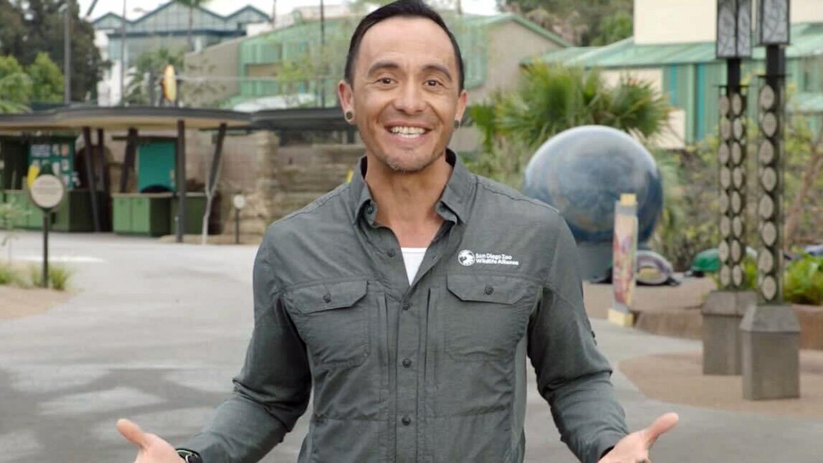 PHOTO: Marco Wendt hosts the San Diego Zoo Wildlife Explorers channel, a 24/7 service that is broadcast in at least 400 facilities, including hospitals.