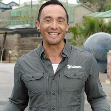 PHOTO: Marco Wendt hosts the San Diego Zoo Wildlife Explorers channel, a 24/7 service that is broadcast in at least 400 facilities, including hospitals.