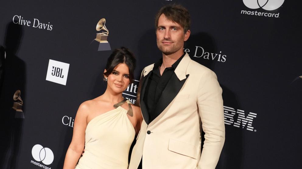 PHOTO: In this Feb. 4, 2023 file photo, Maren Morris and singer Ryan Hurd attend the Pre-GRAMMY Gala & GRAMMY Salute To Industry Icons Honoring Julie Greenwald & Craig Kallman at The Beverly Hilton in Beverly Hills, Calif.