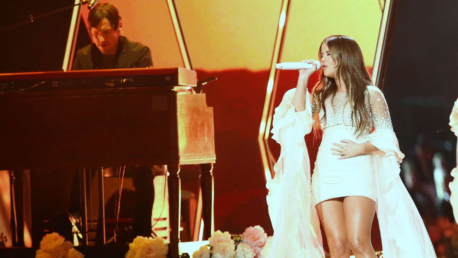 PHOTO: Maren Morris performs onstage during the 53rd annual CMA Awards at the Bridgestone Arena on Nov. 13, 2019, in Nashville, Tenn.