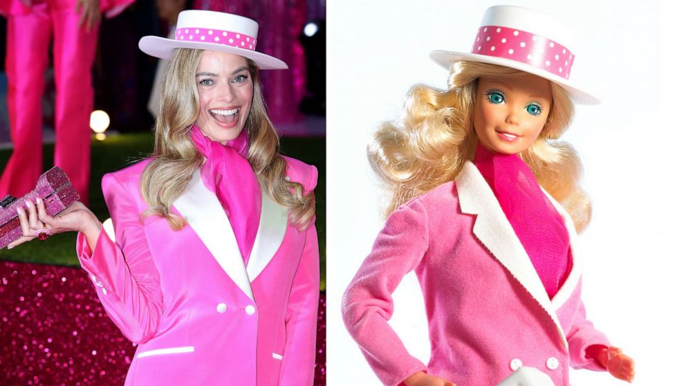 Looking back at Margot Robbie's 'Barbie'-inspired press tour looks