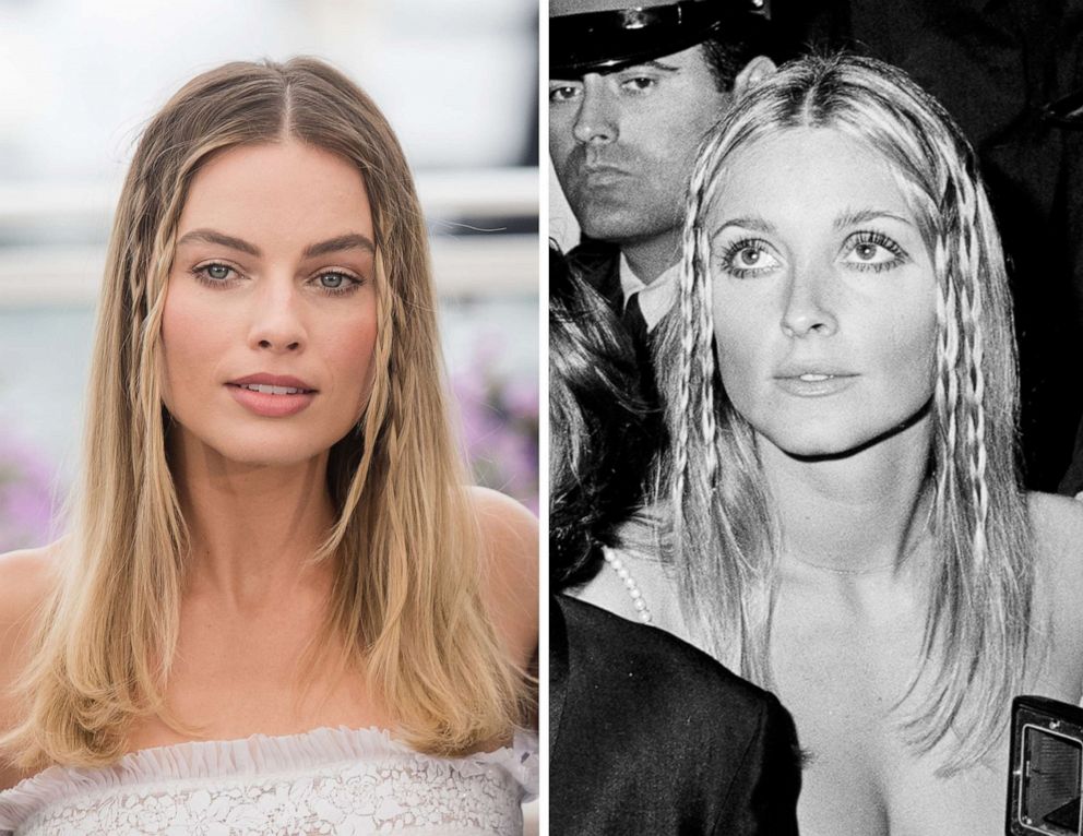 PHOTO: Margot Robbie appears at Cannes Film Festival on May 22, 2019, and Sharon Tate attends the same festival on May, 10, 1968.  