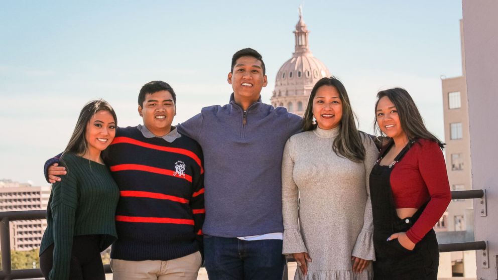 PHOTO: Maria-Theresa Servillon Sigua is pictured with her four children. 