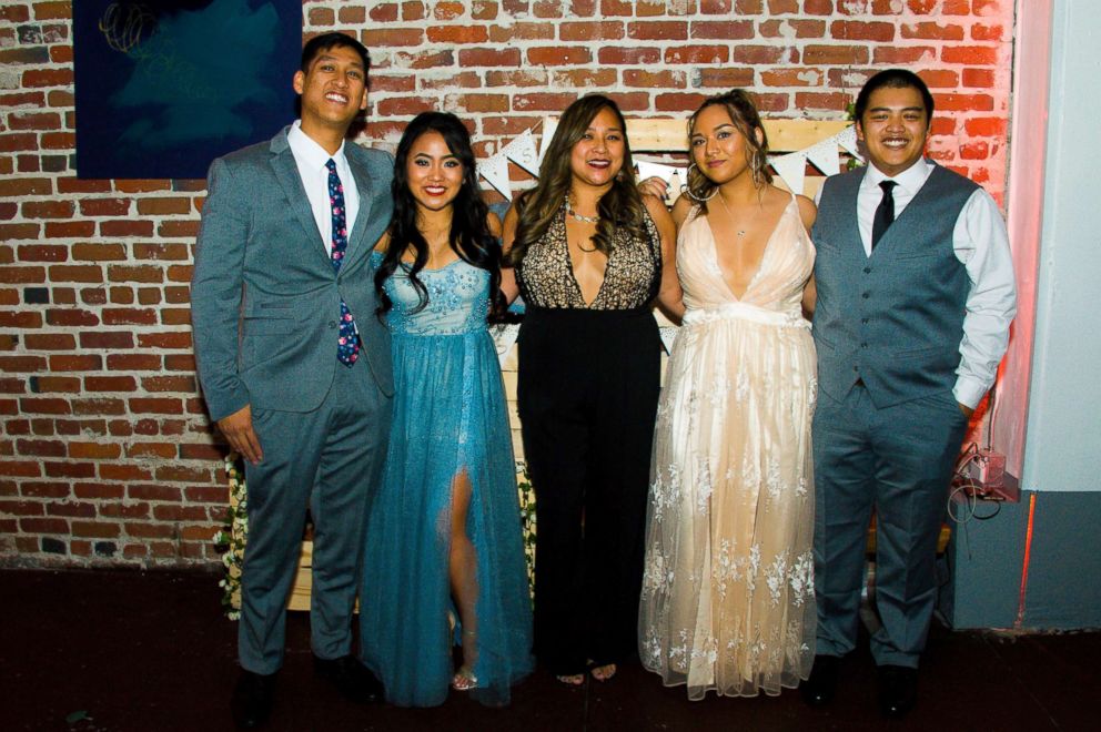 PHOTO: Maria-Theresa Servillon Sigua is pictured with her four children. 