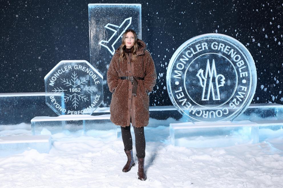 PHOTO: Maria Sharapova attends the Moncler Grenoble Fall/Winter 2025 Show on March 15, 2025 in Courchevel, France.