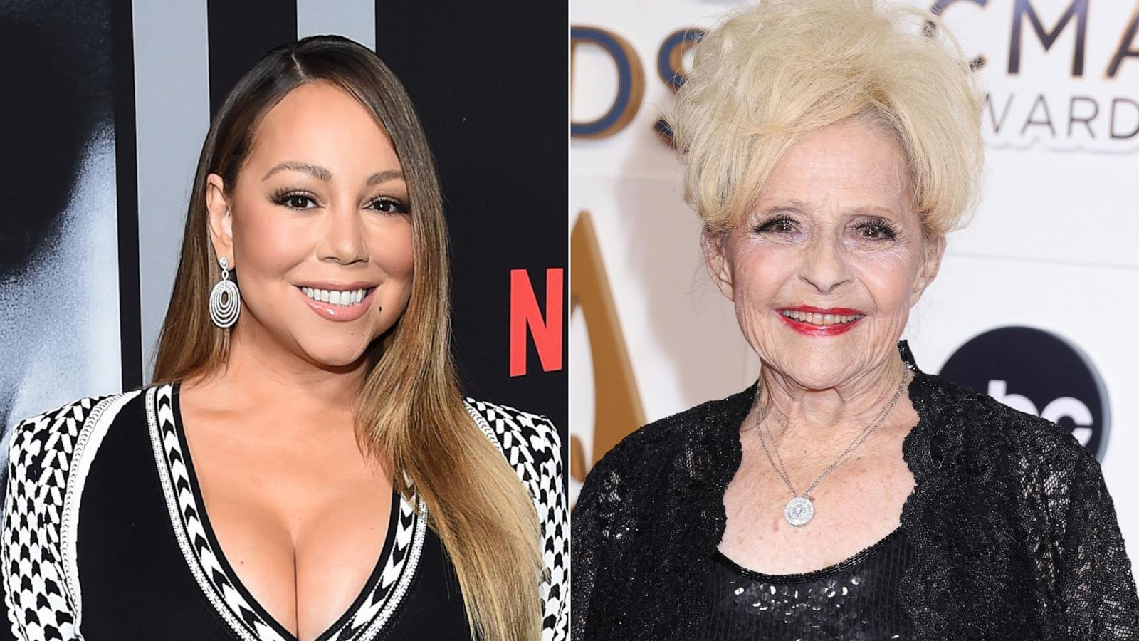 PHOTO: Mariah Carey sent flowers to Brenda Lee to congratulate her on her song going number 1 in the charts.