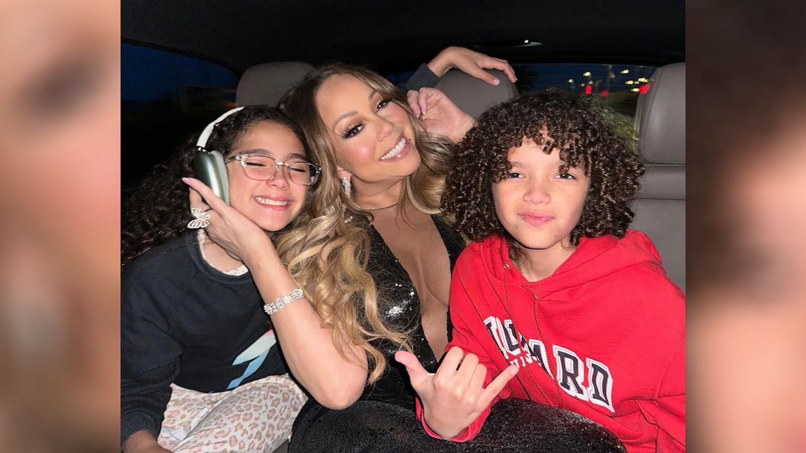 PHOTO: In a post made to her Instagram account, Mariah Carey is seen celebrating her twins Moroccan and Monroe's 12th birthday.