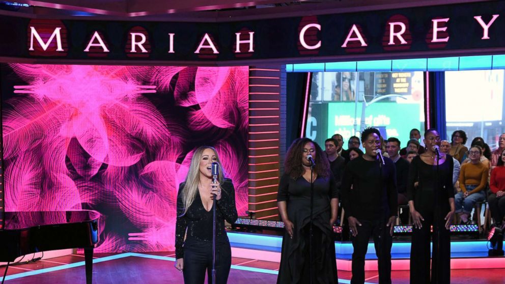 PHOTO: Mariah Carey performs live on "Good Morning America," Nov. 19, 2018, on ABC.