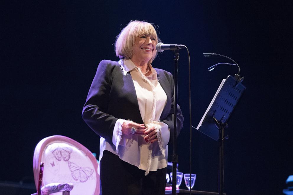 PHOTO: In this Oct. 7, 2015, file photo, Marianne Faithfull performs at Le Trianon in Paris.