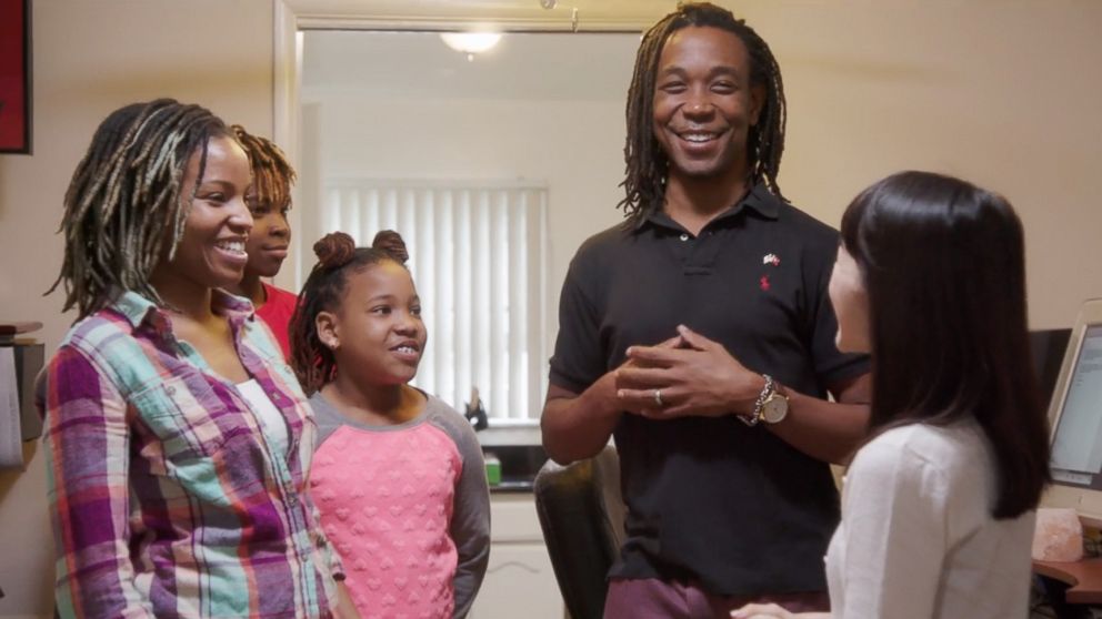 PHOTO: Marie Kondo meets with the Mersier family on an episode of the Netflix series, "Tidying Up with Marie Kondo."