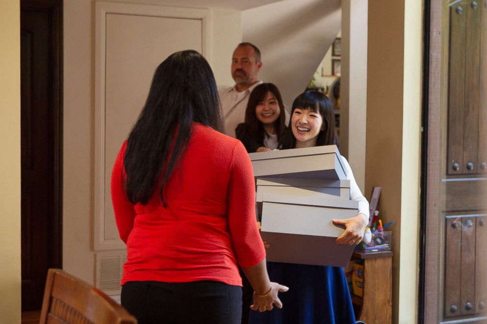 PHOTO:  A scene from "Tidying Up with Marie Kondo."