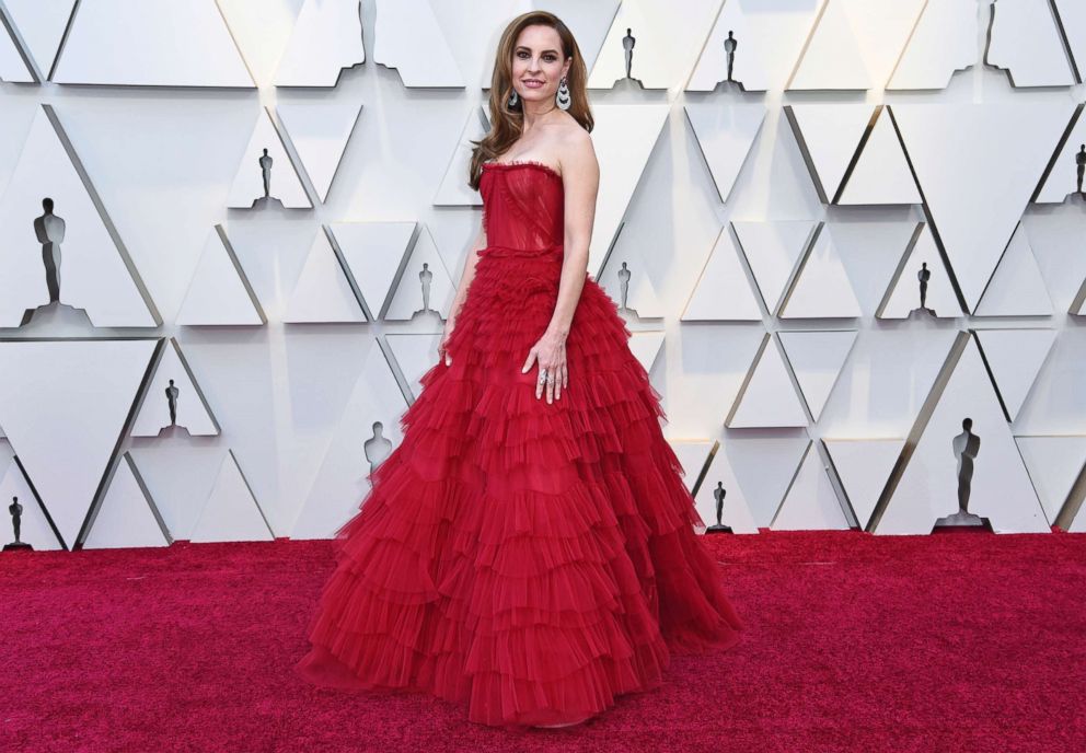 PHOTO: Marina de Tavira arrives at the Oscars, Feb. 24, 2019, at the Dolby Theatre in Los Angeles. 