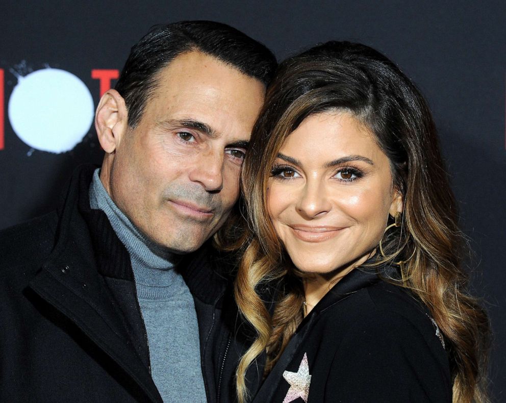 PHOTO: In this March 10, 2020, file photo, Keven Undergaro and Maria Menounos attend a movie premiere in Los Angeles.