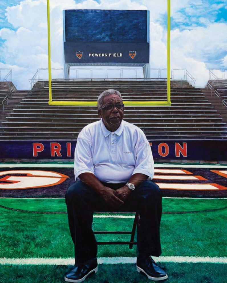 PHOTO: Mario Moore's portrait of Hank Towns, a retired athletic department equipment manager who worked at Princeton University for over 30 years.