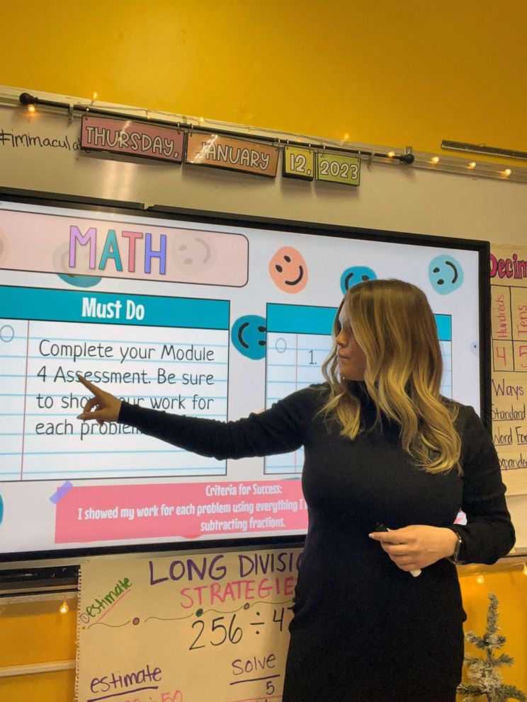PHOTO: Marisa Palermo is a fifth grade teacher at a public school in Connecticut.
