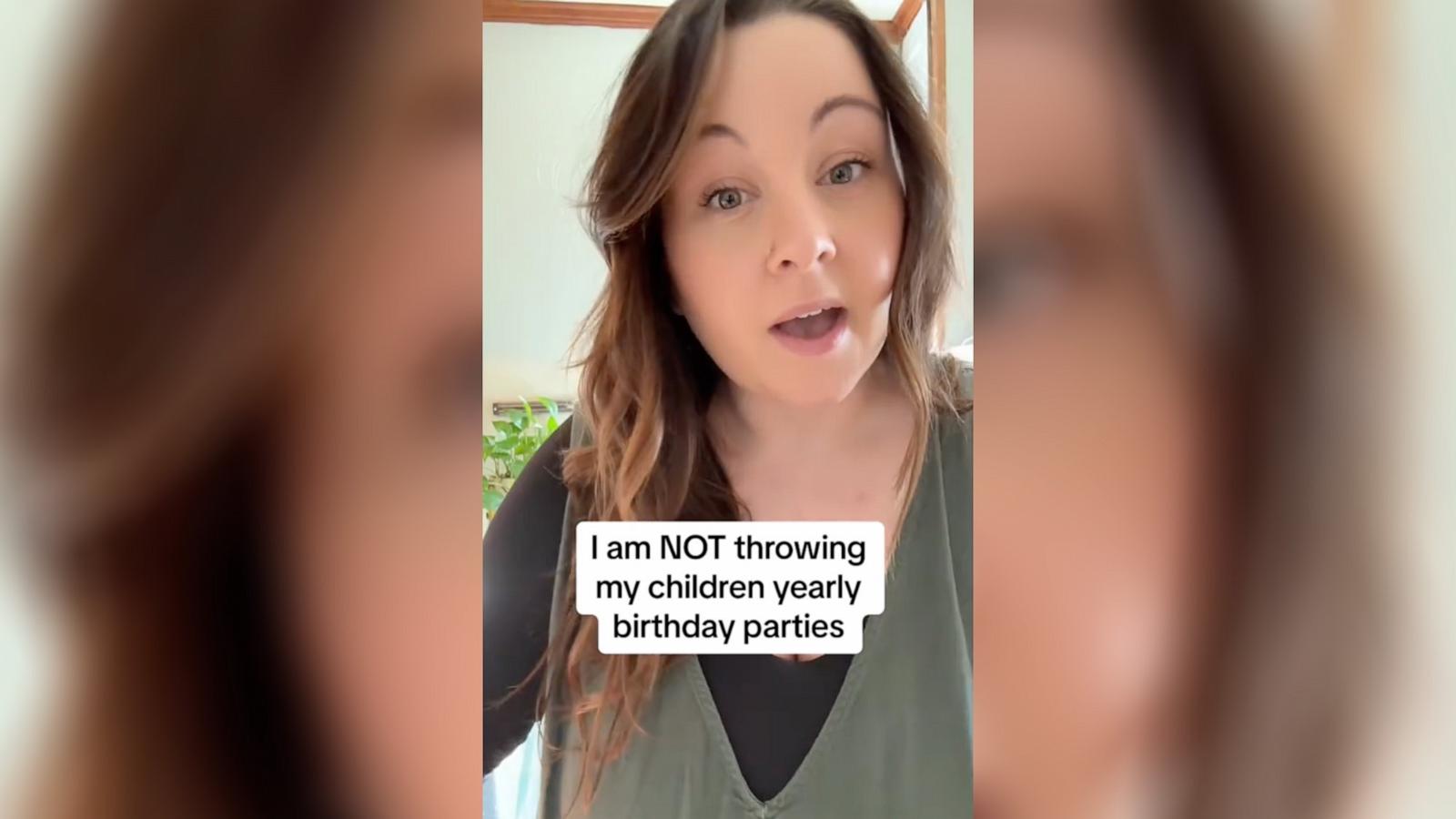 PHOTO: Marissa Light shared why she doesn’t plan on throwing yearly birthday parties for her child on TikTok.