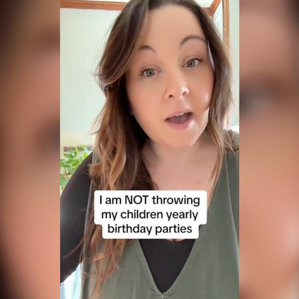 Mom shares 'hot take' on not throwing birthday parties for her kid