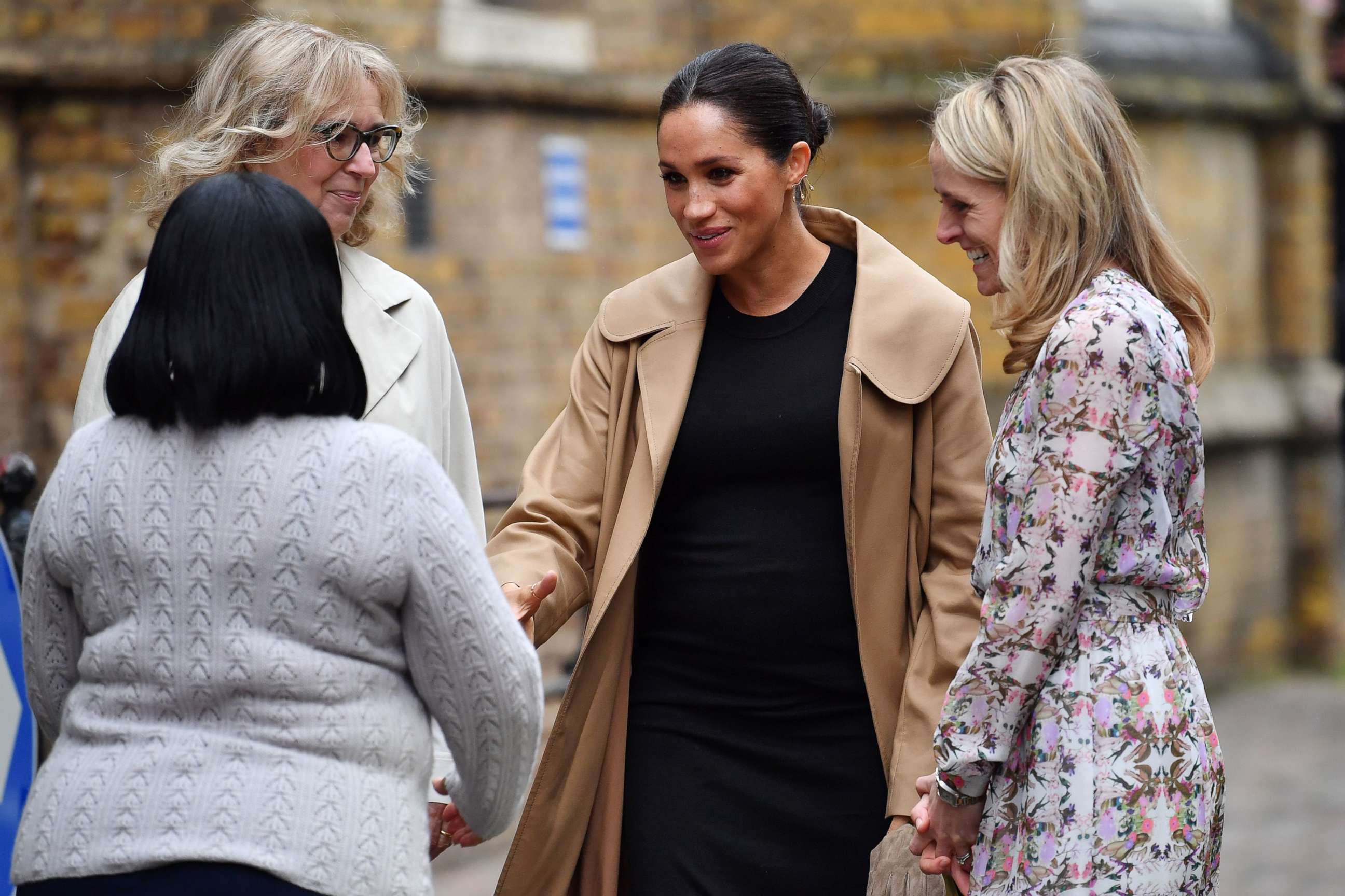 PHOTO: Meghan Markle, Duchess of Sussex arrives at St Charles hospital in west London to visit Smart Works, a charity to which she has become patron, Jan. 10, 2019.