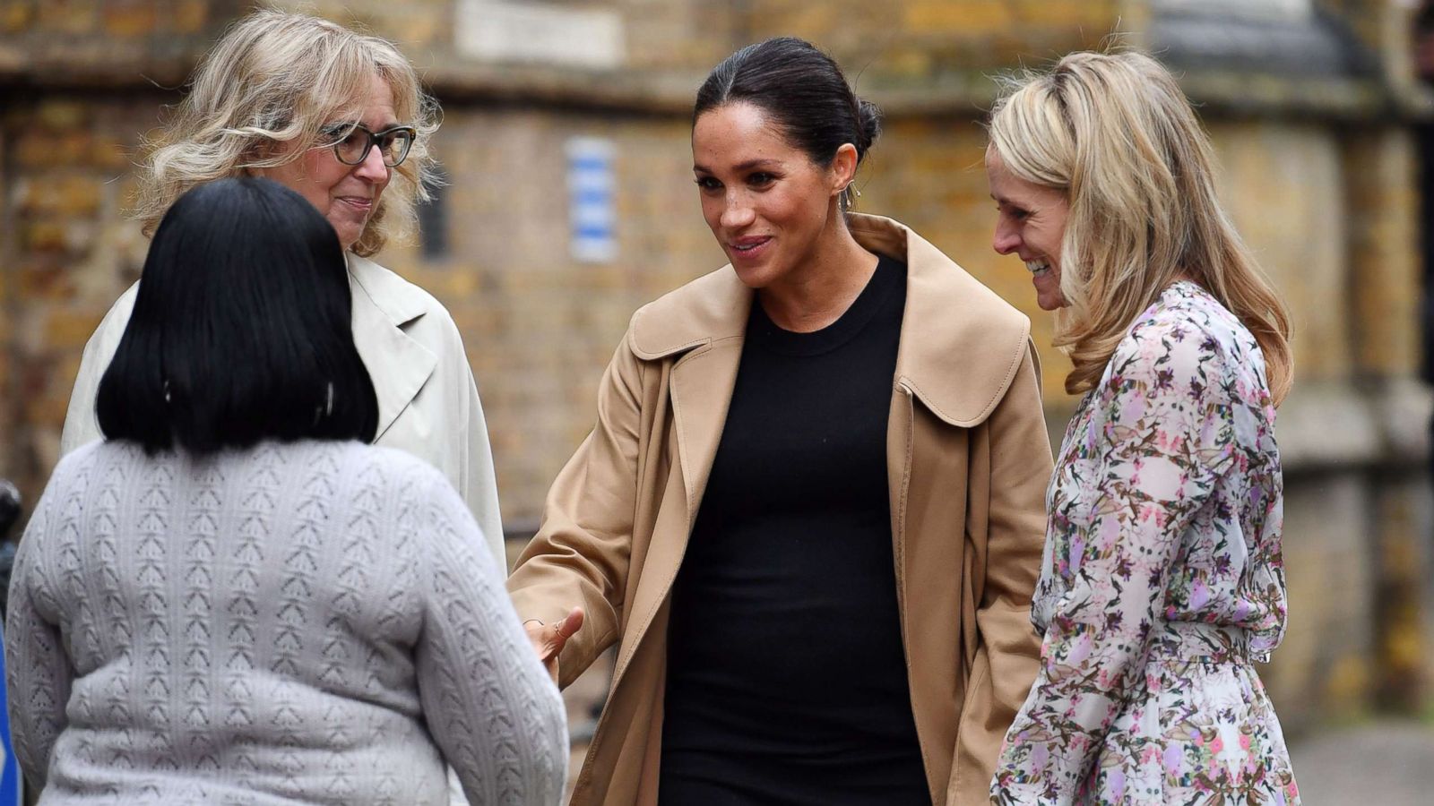 PHOTO: Meghan Markle, Duchess of Sussex arrives at St Charles hospital in west London to visit Smart Works, a charity to which she has become patron, Jan. 10, 2019.