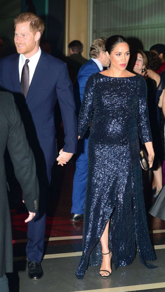 PHOTO: Prince Harry, Duke of Sussex and Meghan, Duchess of Sussex attend the Cirque du Soleil Premiere Of "TOTEM" at Royal Albert Hall, Jan. 16, 2019, in London. 