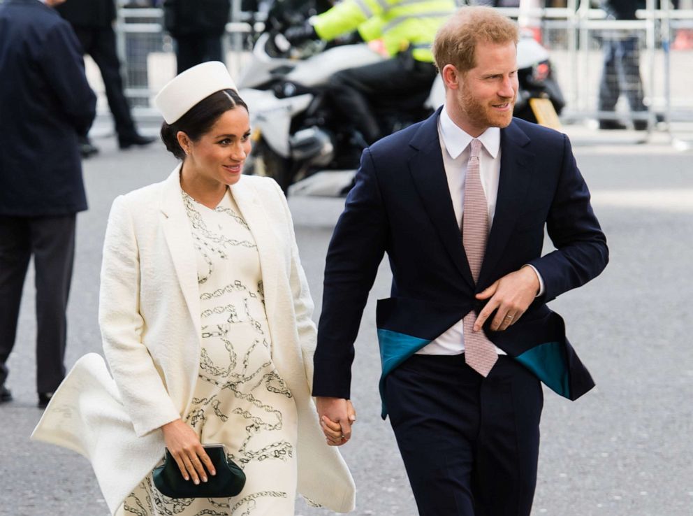 PHOTO: Prince Harry, Duke of Sussex and Meghan, Duchess of Sussex attend the Commonwealth Day service at Westminster Abbey, March 11, 2019, in London.