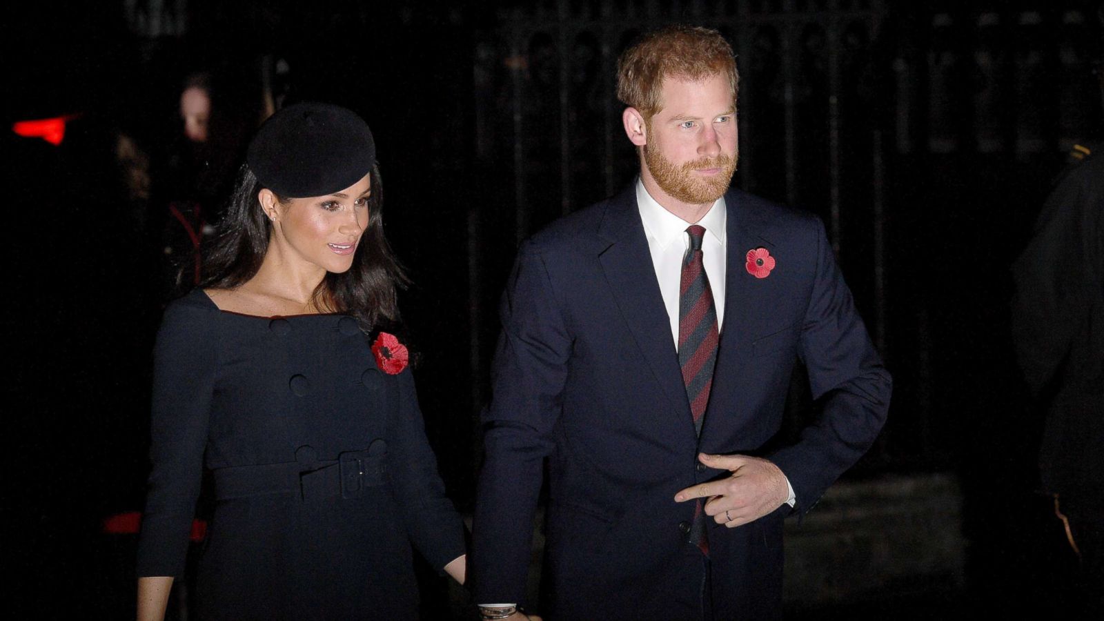 PHOTO: Meghan Markle, Duchess of Sussex and Prince Harry, Duke of Sussex attend a service marking the centenary of WW1 armistice at Westminster Abbey, Nov. 11, 2018, in London.