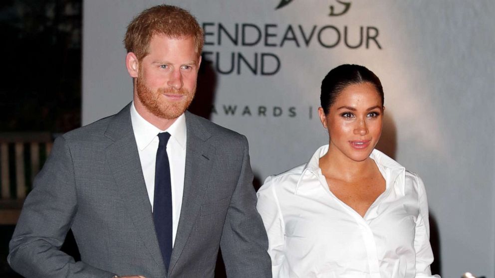 PHOTO: Prince Harry, Duke of Sussex and Meghan, Duchess of Sussex attend the Endeavour Fund awards at Drapers' Hall, Feb. 7, 2019, in London.