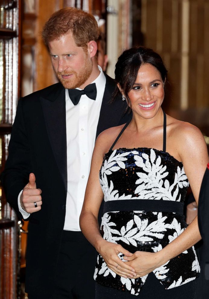 PHOTO: Prince Harry, Duke of Sussex and Meghan, Duchess of Sussex attend The Royal Variety Performance 2018 at the London Palladium, Nov. 19, 2018, in London.