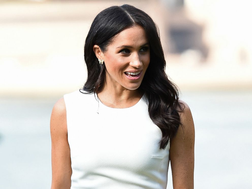 PHOTO: Meghan Markle, Duke and Duchess of Sussex, at a welcoming ceremony and an official visit to Sir Peter Cosgrove, Governor General of the Commonwealth of Australia, and Lady Cosgrove at the Admiralty House in Sydney, October 16, 2018